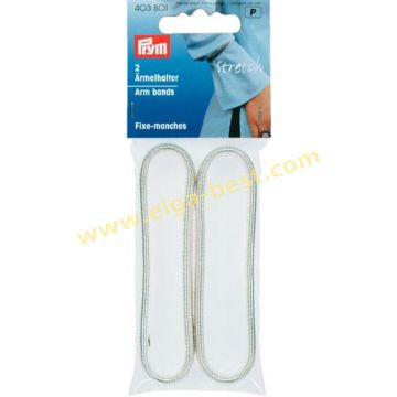 403801 Mouwophouders stretch 5x2 zilver