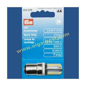 610376 Led reservelampje bayonet fitting 5x1