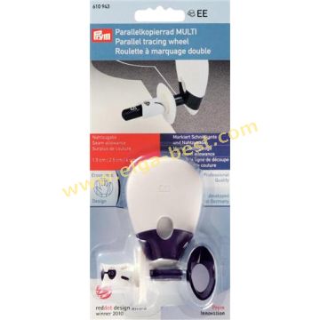 610943 Radeerwieltje dubbele markering multi ergonomic 3x1