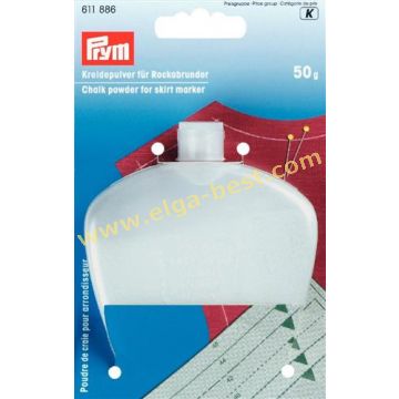 611886 Krijtpoeder voor rokzoommeter 50gr 5x wit