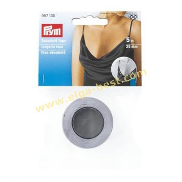 987130 Decollete tape 25mm 5m 5x transparant