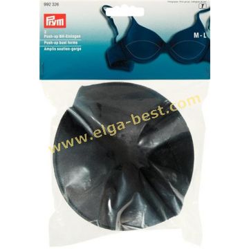 992326 Push-up Bh-inlegcups M-L 5x2 zwart