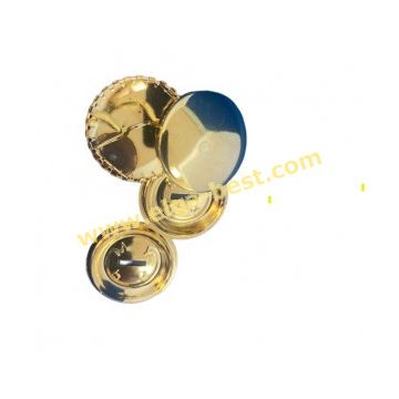 323122 Stofknopen ms zonder matrijs  29mm 100x goud