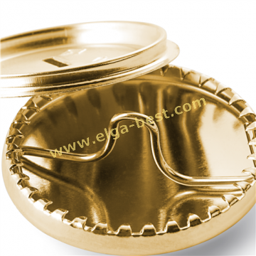 323164 Stofknopen MS zonder matrijs 38mm 5x2 goud