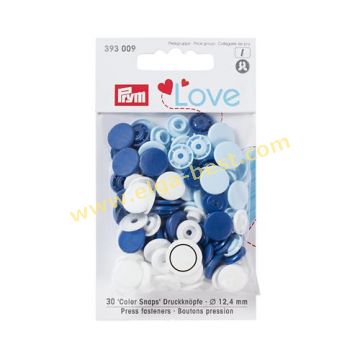 393009 Prym Love color snaps 12,4mm 3x30 assorti