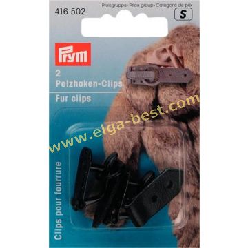 416502 Clips voor bonthaken 5x2 zwart