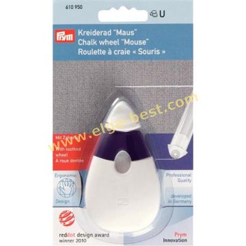 610950 Krijtradeerwieltje muis ergonomic 5x1