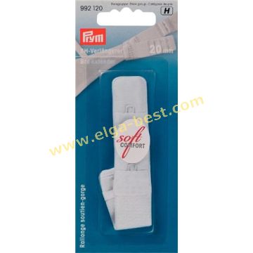 992120 Bh-verlengstuk soft 3x1 haak 20mm 5x1 wit