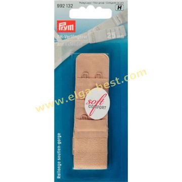 992132 Bh-verlengstuk soft 3x2 haken 25mm 5x1 huid