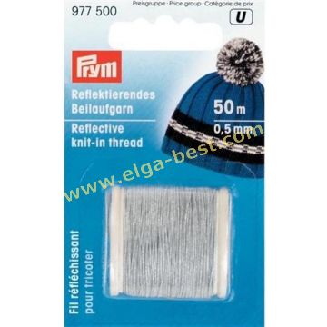 977500 Reflecterend meeloopband 0,5mm 50m 5x