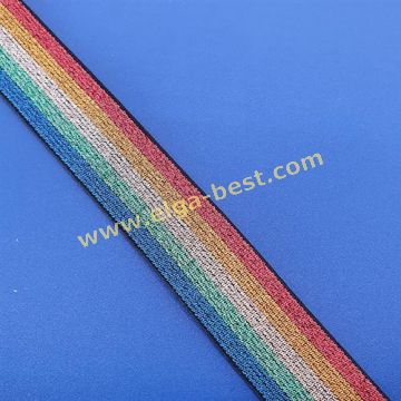 7005162599 Elastiek lurex rainbow