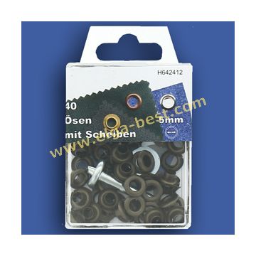 H642412 Ogen+ringen rvs